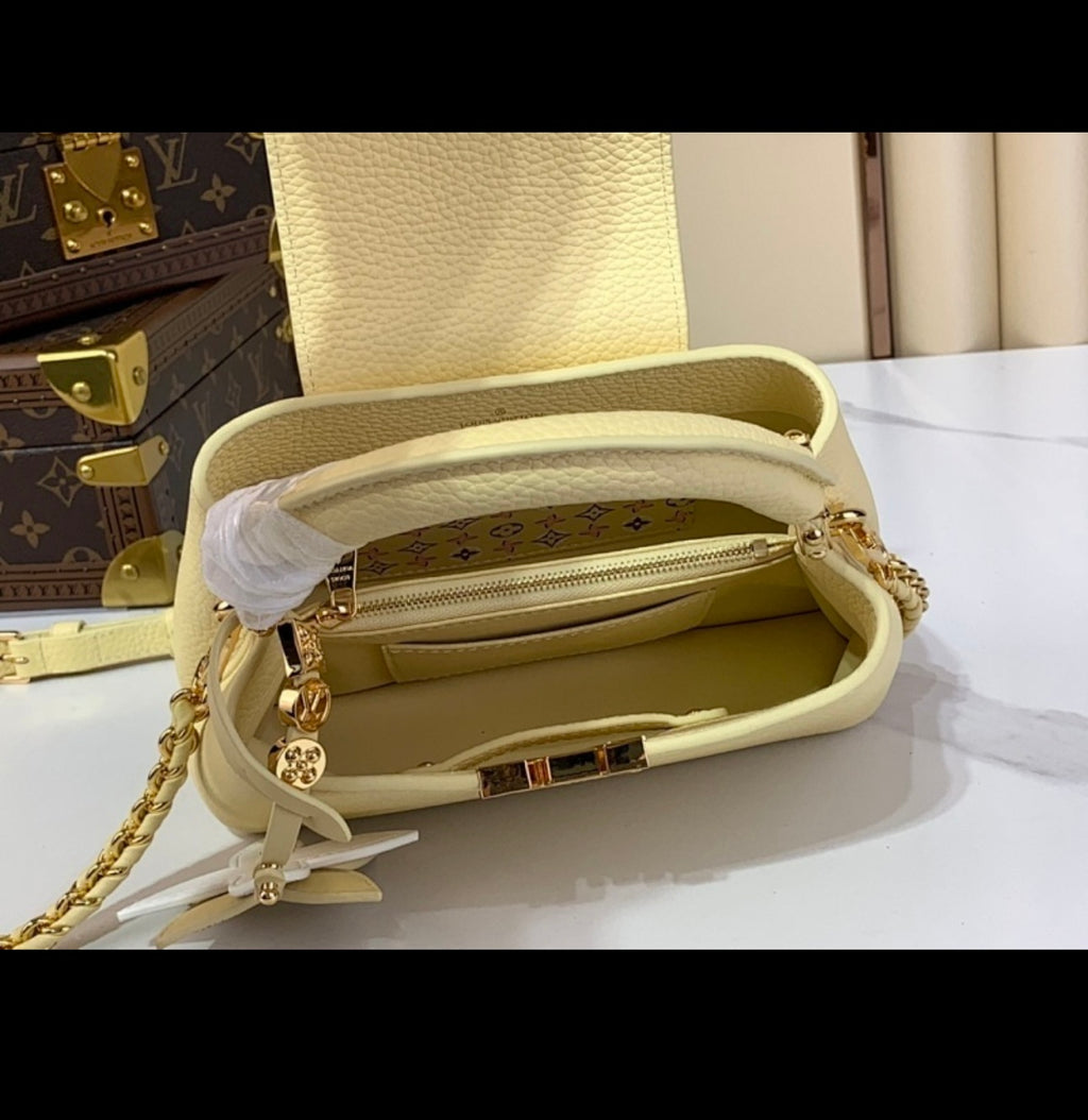 louis vuitton yellow purse