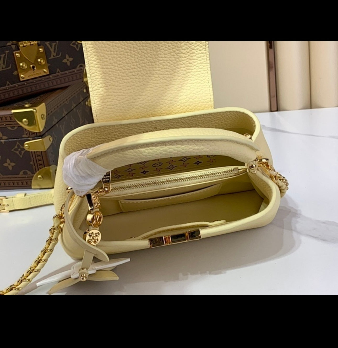 louis vuitton yellow purse